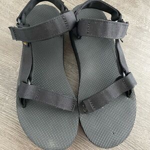 Teva Women's Midform Universal Sandals 1090969 Black US Size 9 Pre-owned